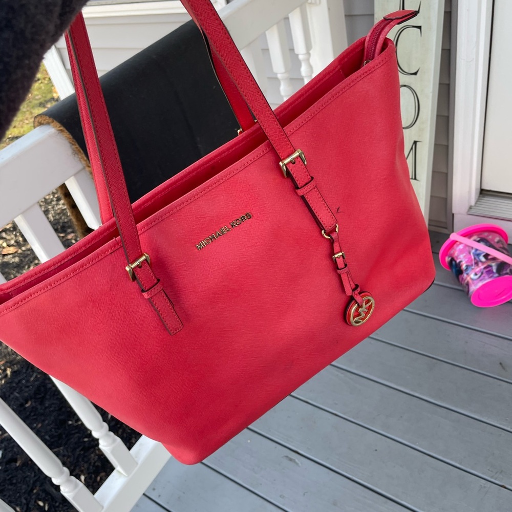Michael Kors Vibrant Red Tote